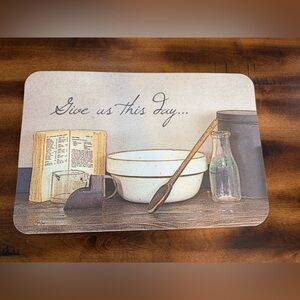 Stupell Industries Vinyl Placemats Country Kitchen Reversible Set Of 7